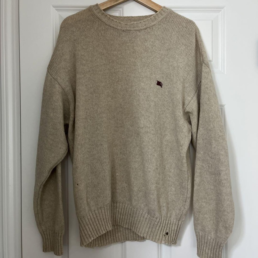 Burberry knit sweater Men's Fashion from Japan