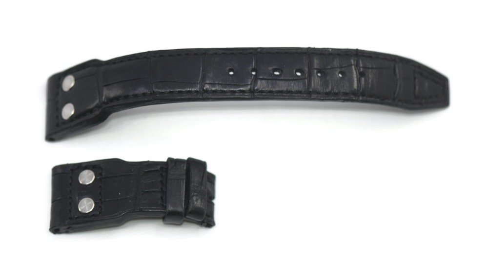 IWC Black Leather Strap 22mm
