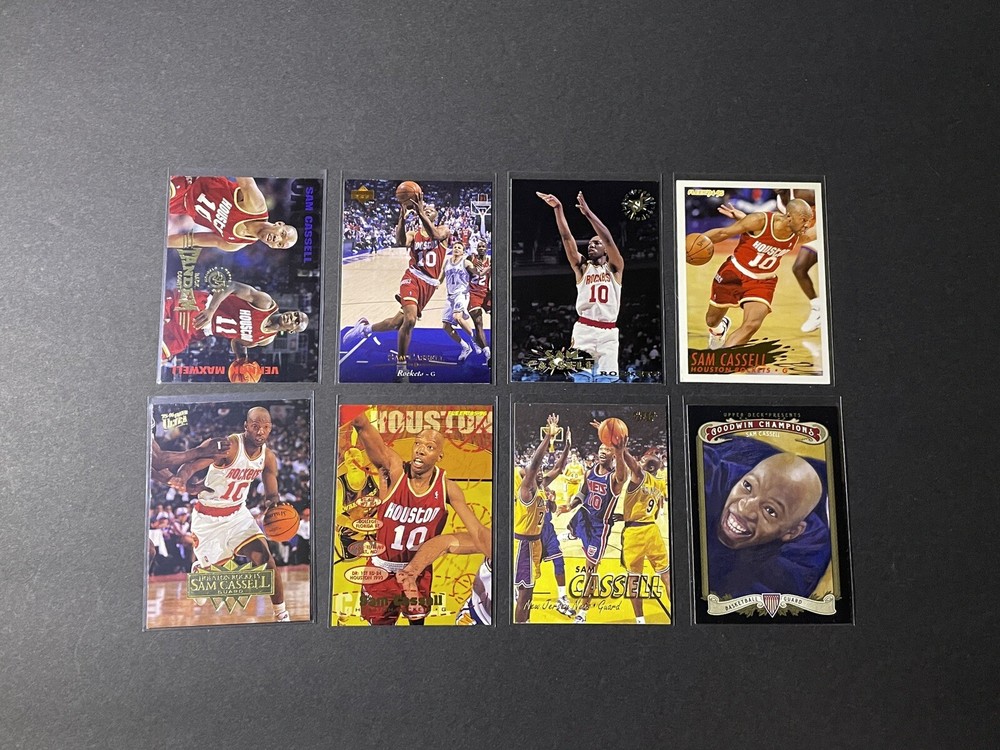 Sam Cassell 8 Card Lot - Houston Rockets (1)