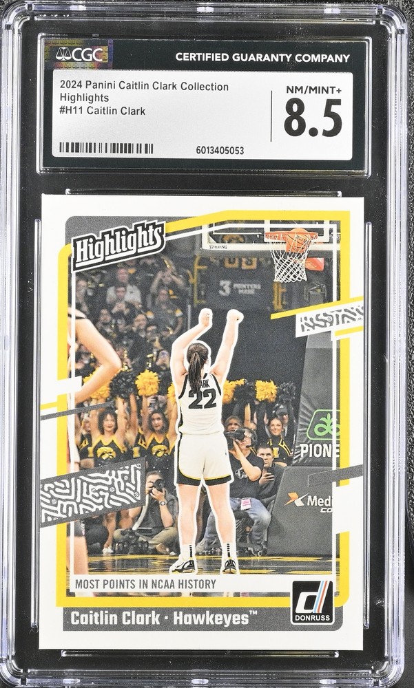 2024 Panini Caitlin Clark Collection Caitlin Clark #H11 Highlights CGC 8.5