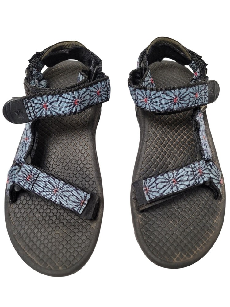 Teva Women's Sport Hiking outdoor Sandals Size 9 Blue Pattern Adjustable Straps