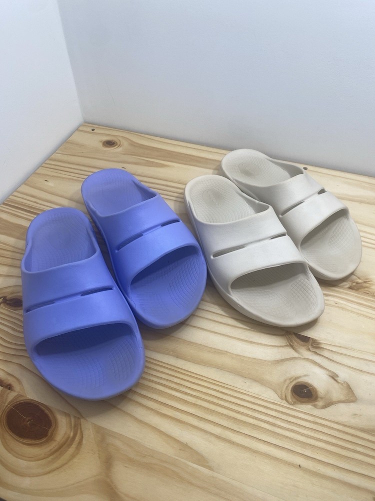 2 pairs Oofos Slides OOAHH Recovery flex Sandal Unisex Size Mens 11 / Womens 13