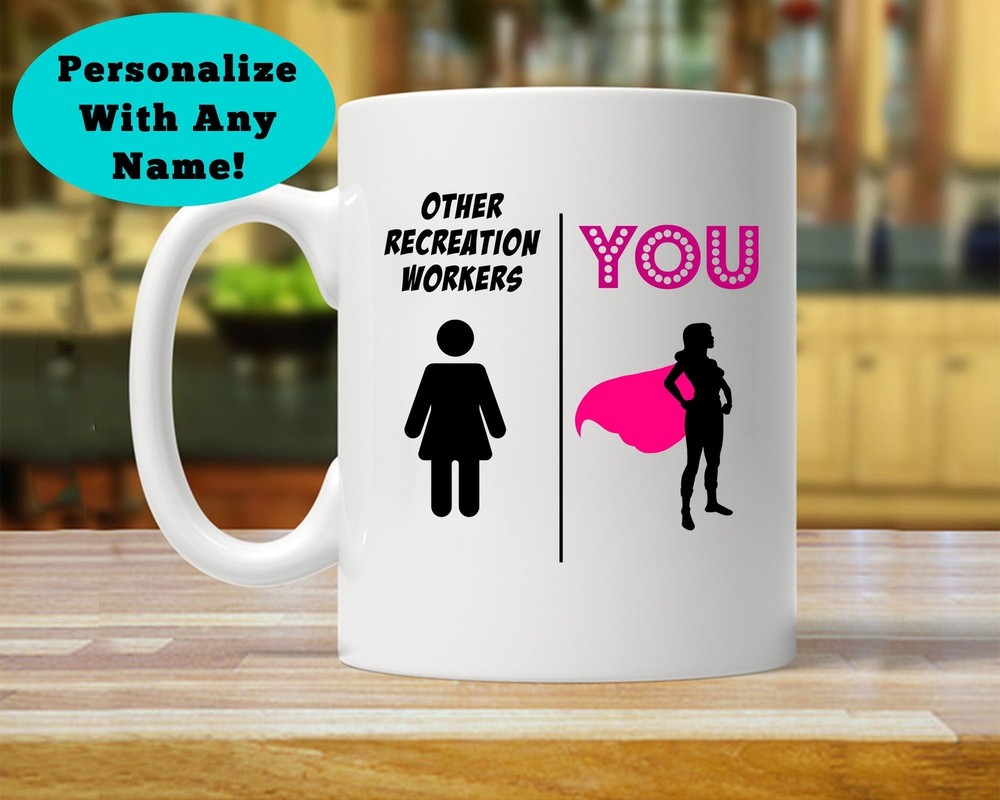 Recreation Worker Gift Personalized Recreation Worker Gift Recreation Worker Mug