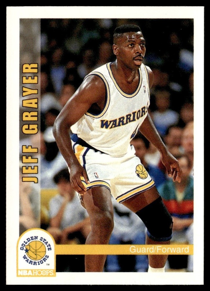 1992-93 Hoops Jeff Grayer Golden State Warriors #386