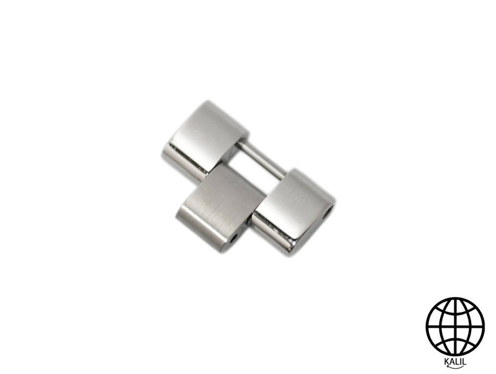CARTIER Half Link Roadster LM Men's Watch Parts Silver SS 18mm used from Japan