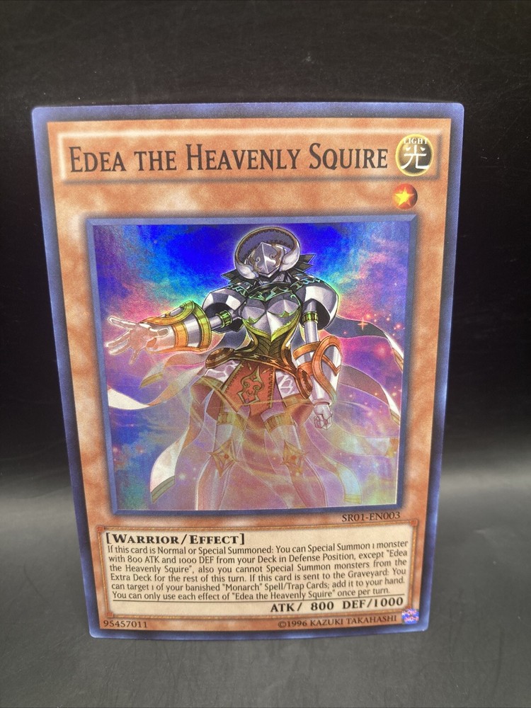 Edea the Heavenly Squire SR01-EN003 Emperor of Darkness Unlimited Rare Card