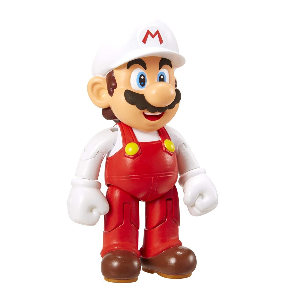Fire Mario Figure with Fire Flower Accessory
