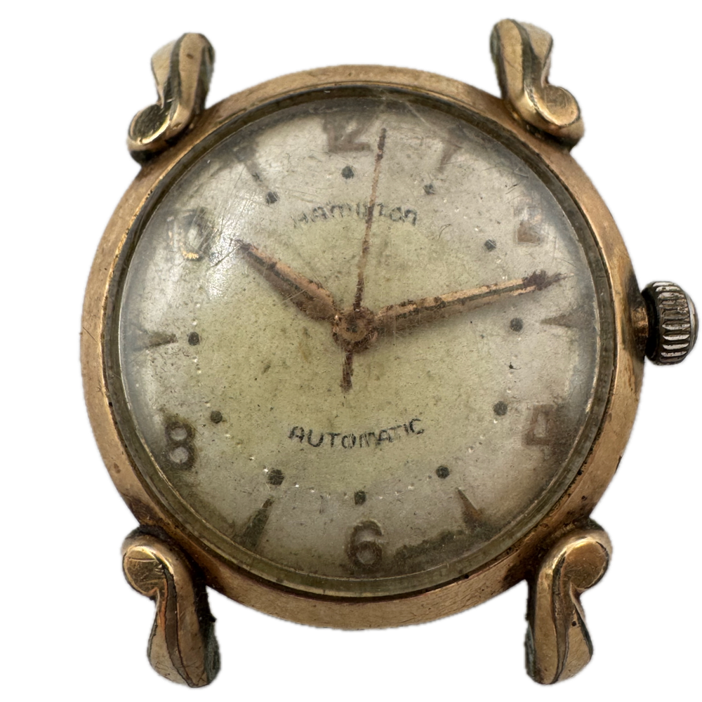Vintage 1955 Hamilton Men's Automatic Wristwatch ETA 1266 Swiss Wrong Case Back