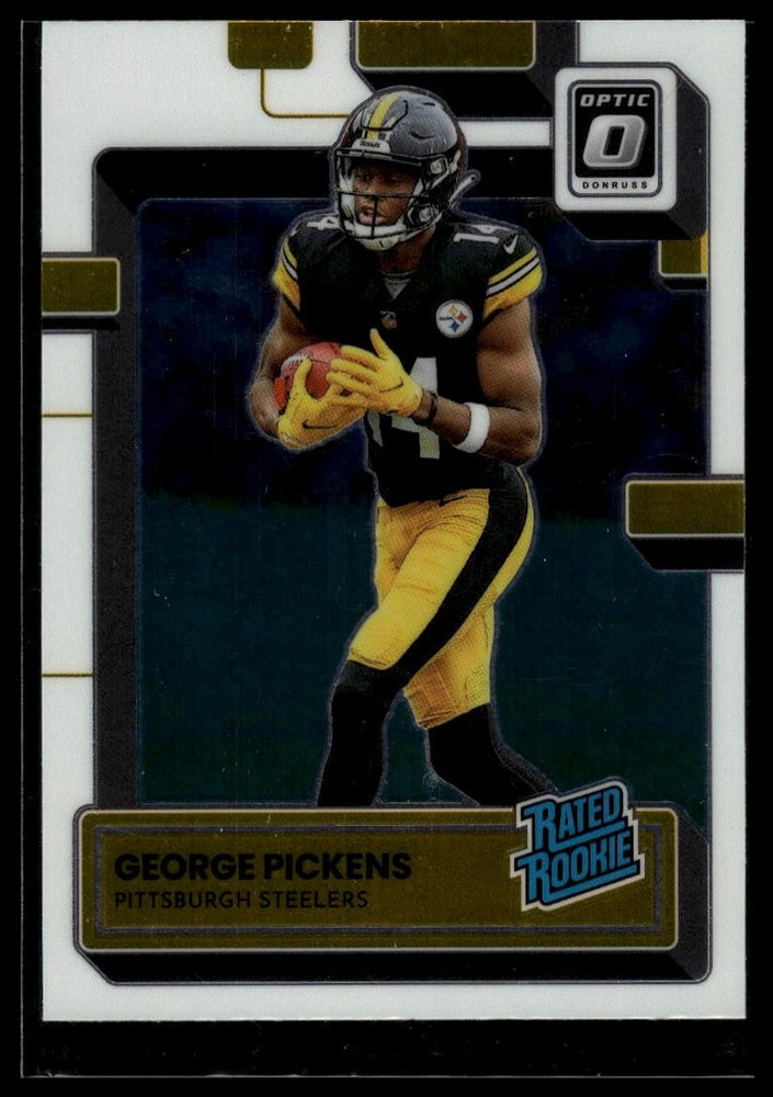 2022 Donruss Optic #223 George Pickens Rated Rookie Football Card