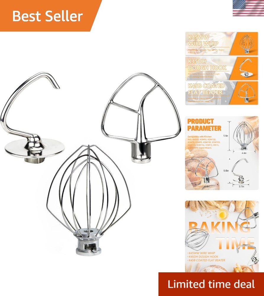 KitchenAid Mixer Stainless Steel Attachment Set Replacement Parts