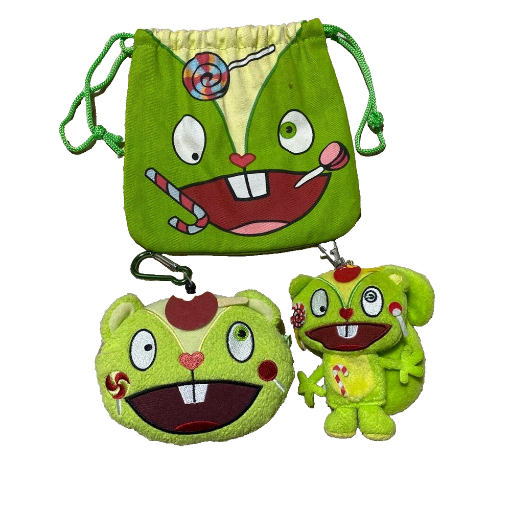 Happy Tree Friends HTF Nutty Mascot Drawstring Bag Set Happy Tree Friends gift