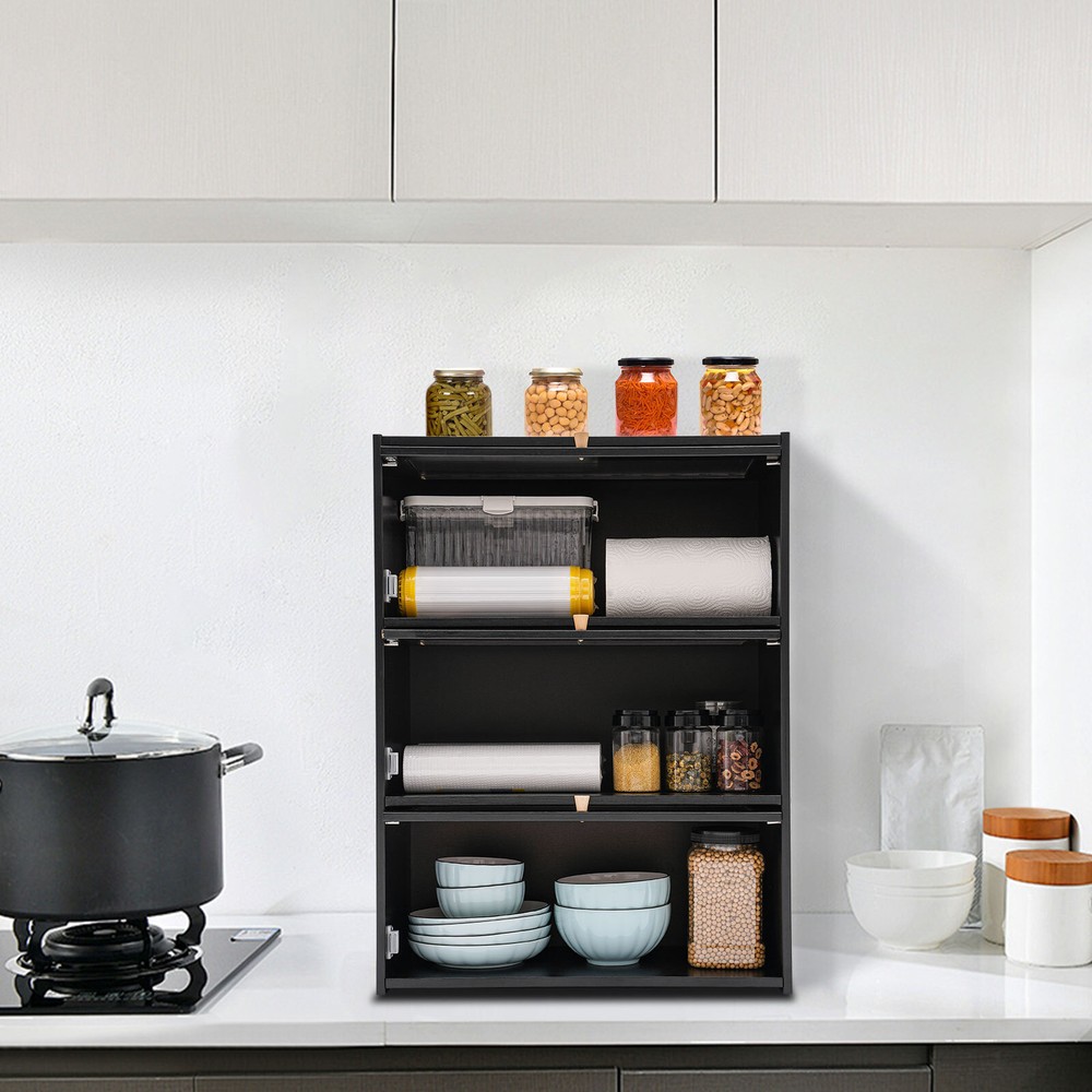 Home Office Cabinet 3 Tiers Storage Cabinet Storage Organization Bedroom