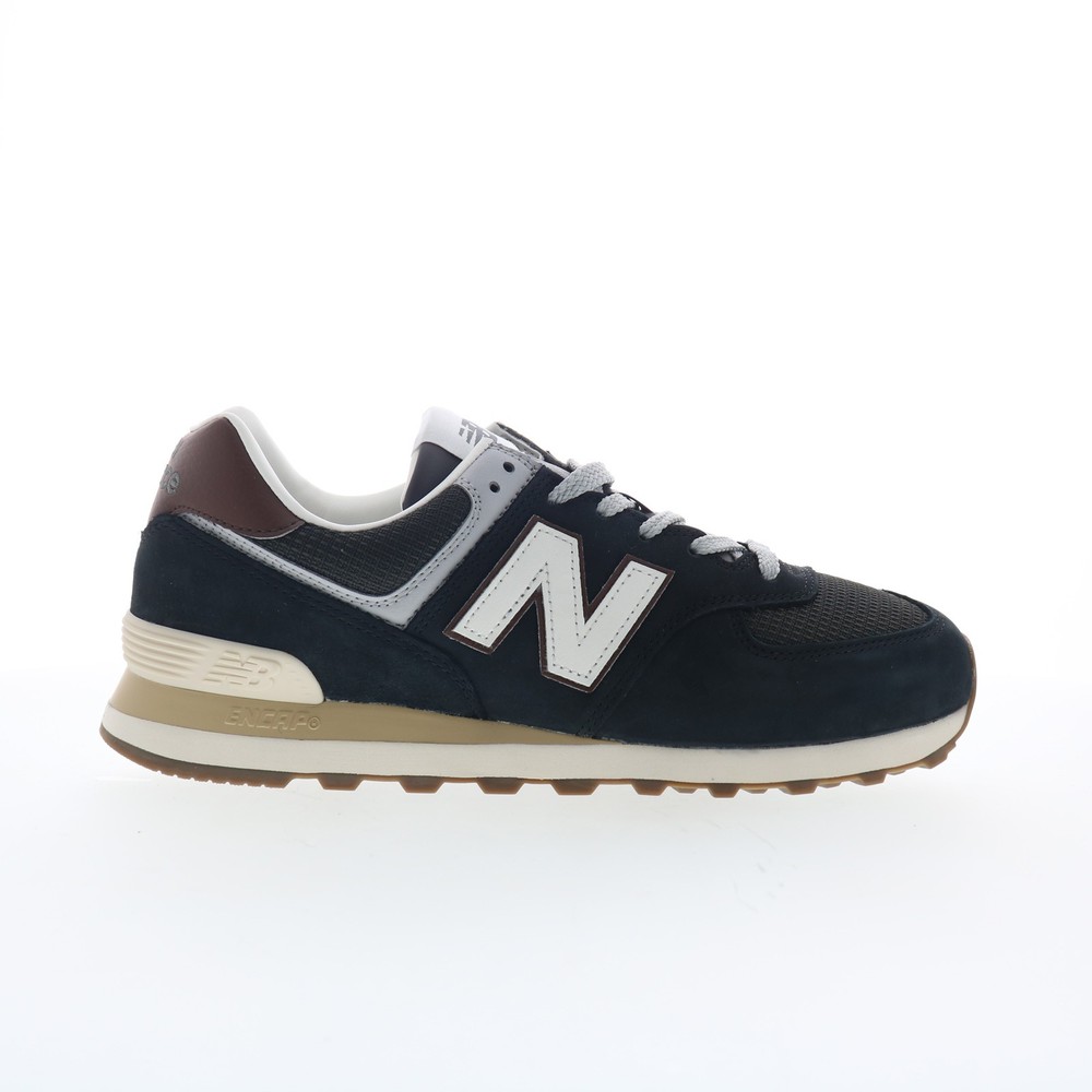 New Balance 574 U5748SB Mens Gray Nubuck Lace Up LifeStyle Sneakers Shoes