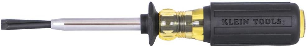 Klein Tools 6013K 3/16-Inch Slotted Screw-Holding Screwdriver with Split-Blade Design