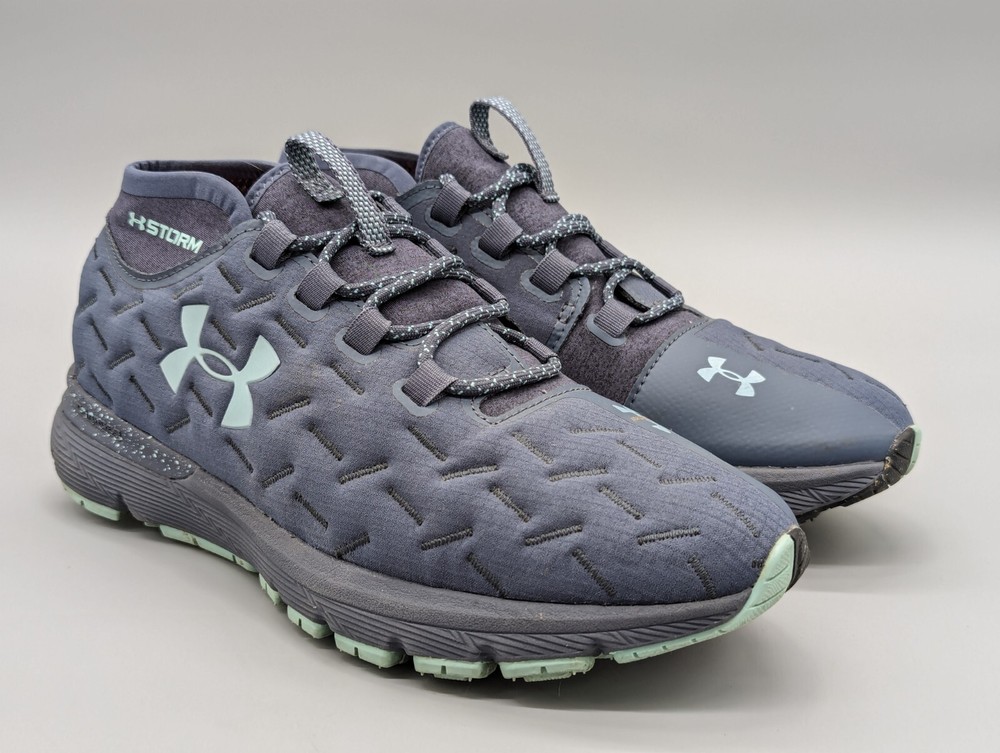 Under Armour Women ColdGear Reactor Storm Running Shoes Sneakers Blue Size 9