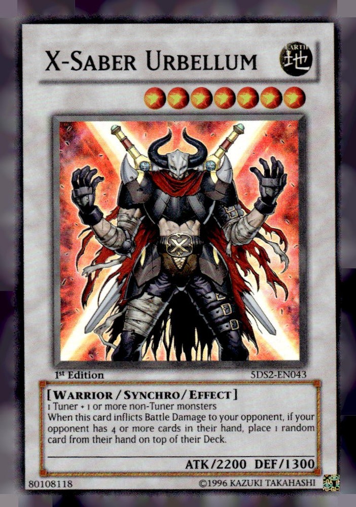 5D's Starter Deck 2009 X-Saber Urbellum #5DS2-EN043