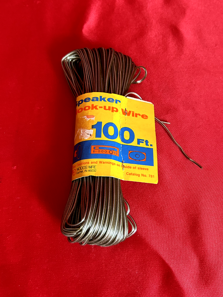 Wood Wire No. 781 100' AWG 24/2 Speaker Hook-up Wire