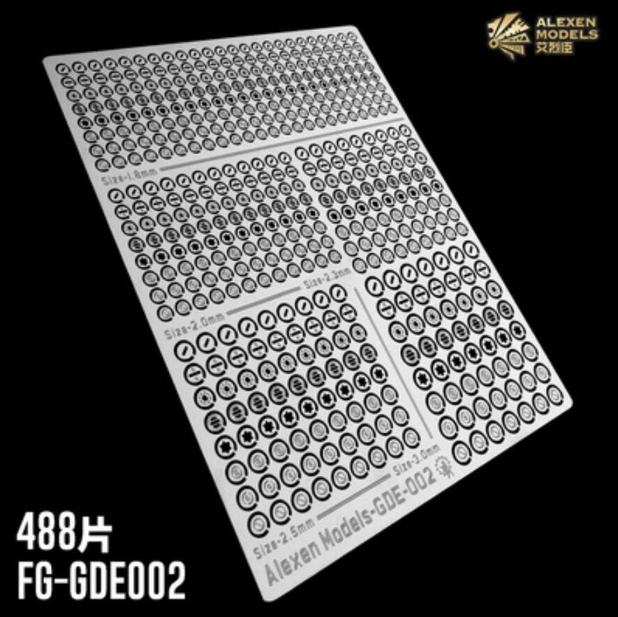 Alexen GDE002 Zhagu Detail Enhancement/Combination Stacked Etching Chip Series
