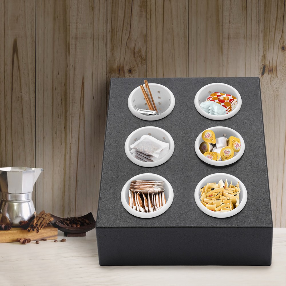 Stylish Kitchen Utensil Holder with 6 Compartments for Organized Storage