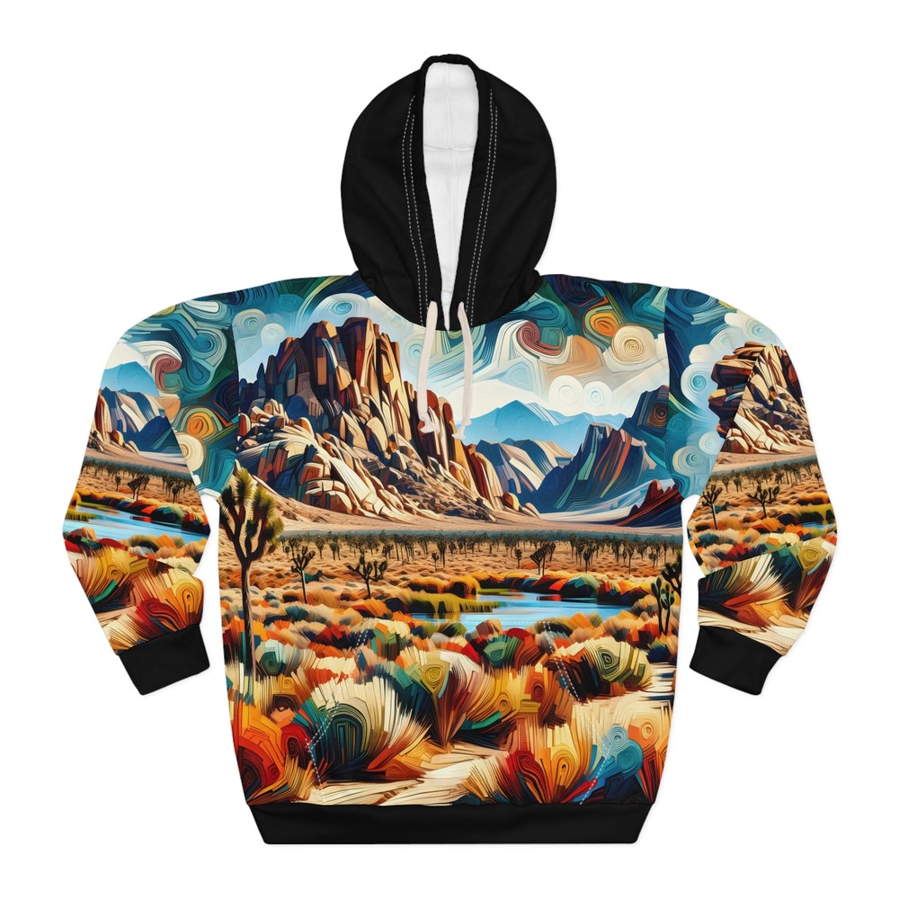 Joshua Tree Hoodie Artistic All-Over Print Desert Adventure Pullover