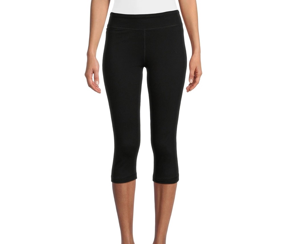 Women's Pull-On Mid-Rise Slim Leg Capri's: L(12-14)-XL(16-18)-XXL(20)