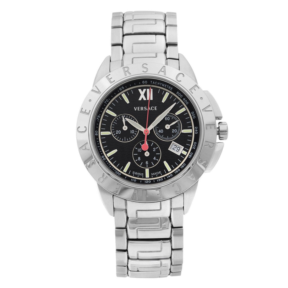 Versace V-Sport Men’s Chronograph Black Dial Watch - 12C99D009S099 ($1750 MSRP)