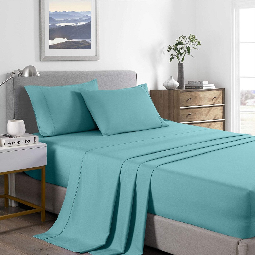 NNEDSZ 2000TC Bamboo Cooling Sheet Set - Ultra Soft Breathable Bedding