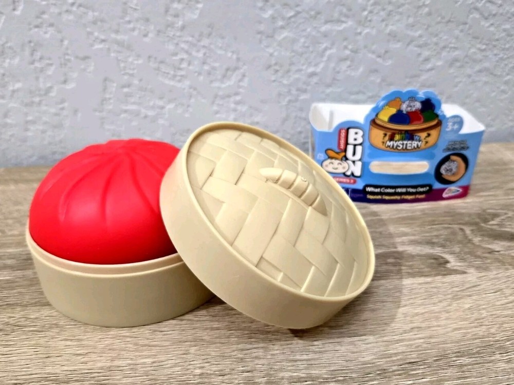Squishy Bun Rainbow Mystery Fidget Toy - Series 3 - RED Dumpling