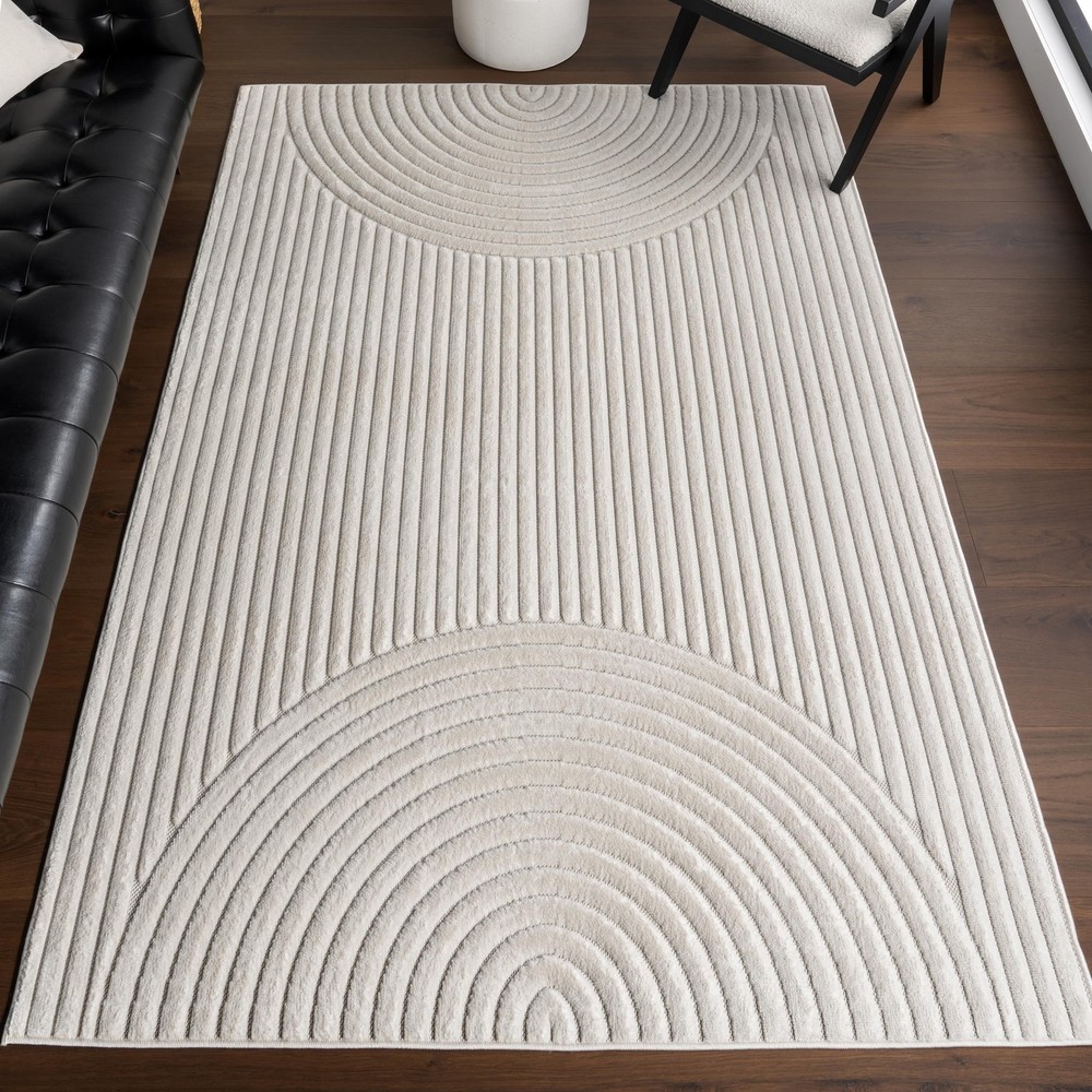 Zia Geometric 5x8 Indoor Outdoor Rug for Living Room Patio Deck Front Porch
