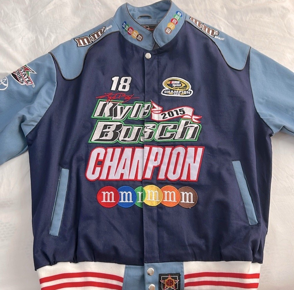 Vintage Nascar Racing M&M Jacket - Kyle Busch