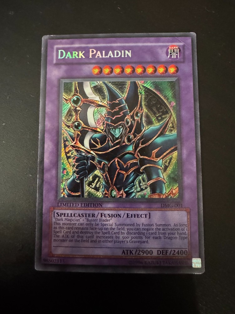 Dark Paladin Secret Rare LP Limited DMG-001 Yugioh TCG Card