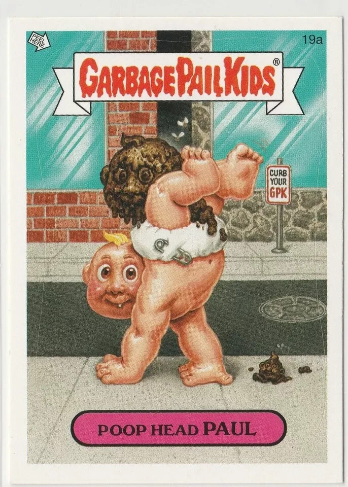 Poop Head Paul Garbage Pail Kids GPK 2007 ANS6 All-New Series 6