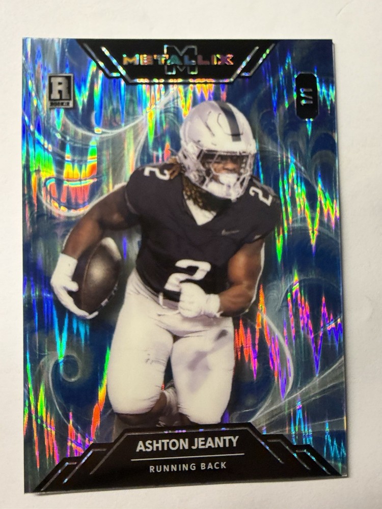 🚨ASHTON JEANTY 1/1 2024 Wild Card Metallix Shimmer RC - Raiders One Of One