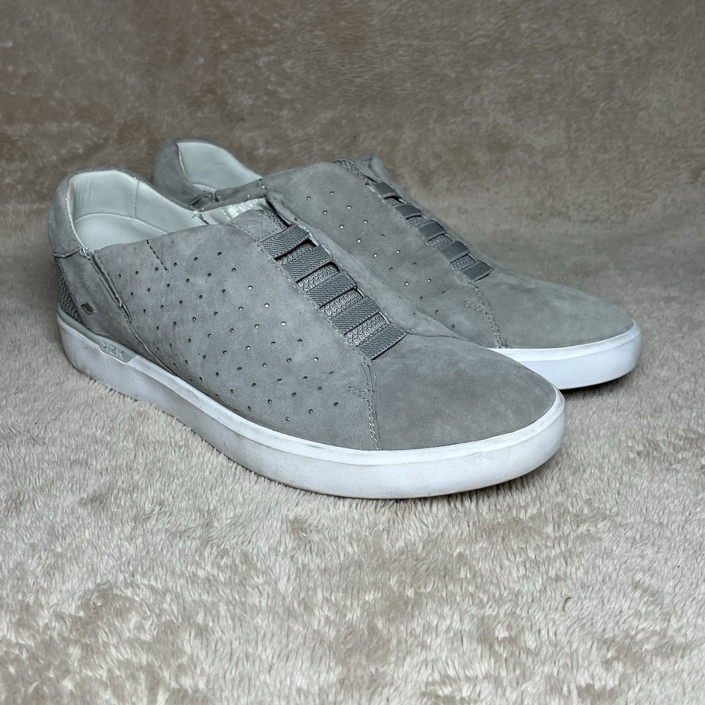 Kizik Womens Miami Gray Suede Slip-On Sneakers Size 7M