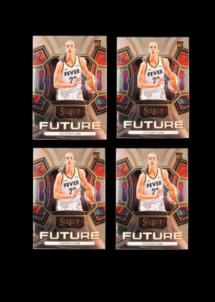 Caitlin Clark 2024 Panini Select WNBA Rookie RC Future Base Fever Lots 4 -HH