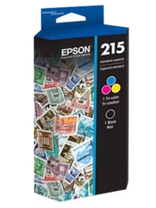 Epson 215 Standard Black & Color Ink Cartridge Combo Pack
