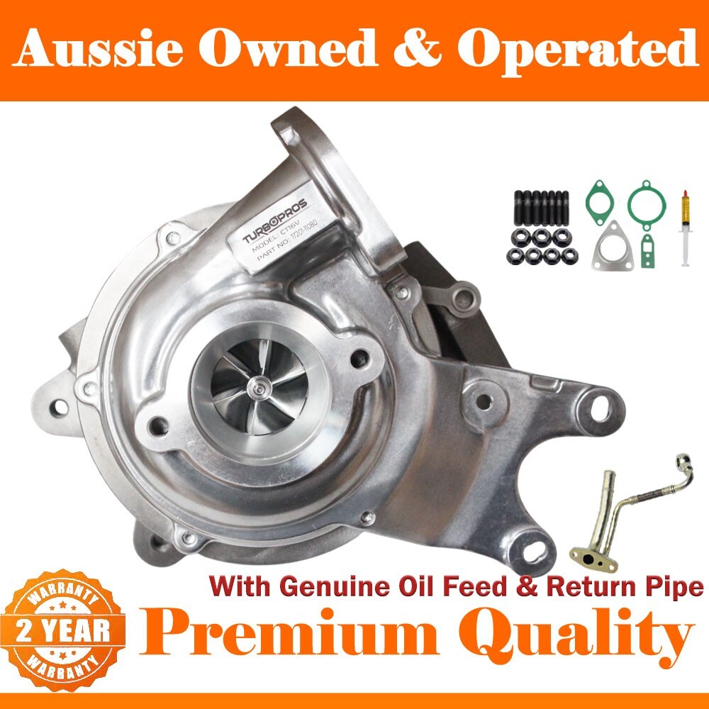 High-Performance Billet Turbo Kit for Toyota Hilux 1GD 2.8L with Oil Feed Pipe