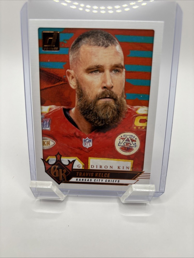2024 Donruss Gridiron Kings Travis Kelce #1 Kansas City Chiefs NFL Card