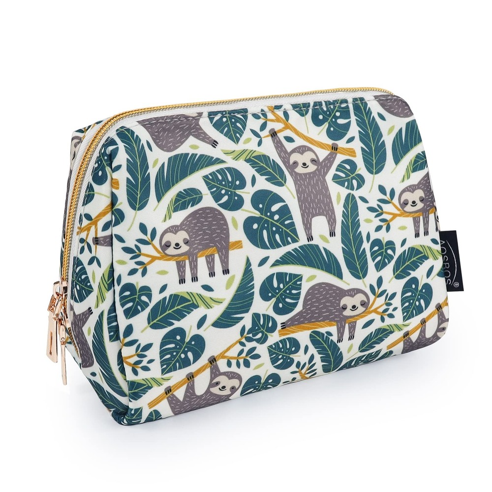 Small Travel Makeup Bag For Women Compact Cosmetic Pouch