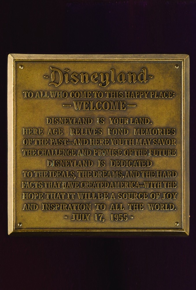Disneyland Entrance Welcome Poster Print 13x19 Satin Finish Wall Art Decor
