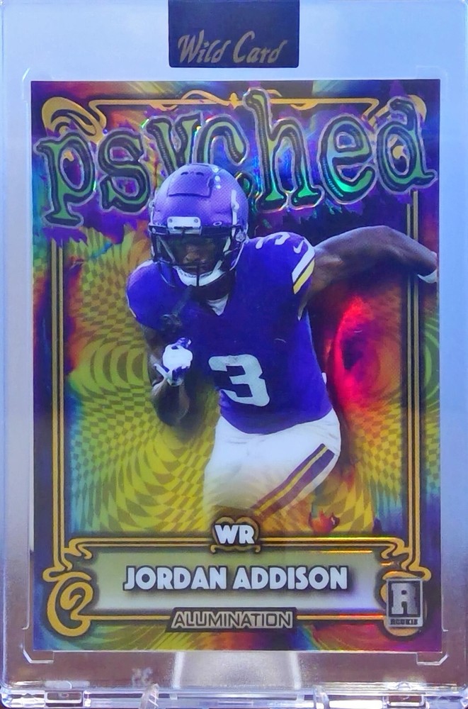 2023 Wild Card Alumination Psyched Jordan Addison #AP-JA