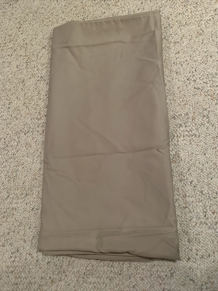 Members Mark King Taupe Beige 100% Cotton Solid Pillowcase-image