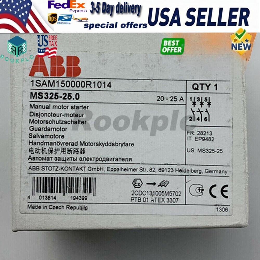 1PCS NEW ABB MS325-25 Manual Motor Starte MS325-25