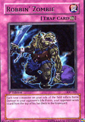 Robbin' Zombie - IOC-109 - Rare - 1st Edition x1 - Moderately Played