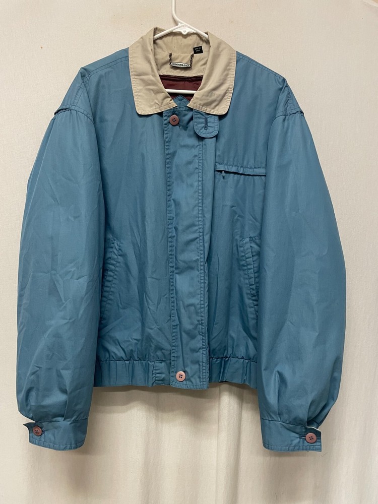 Members Only Blue Jacket Size 44 with Removable Lining-image