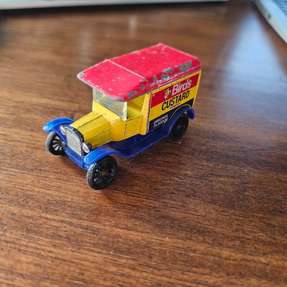 T FORD Birds Custard Powder Vintage 1989 Matchbox Diecast Model Car Preowned