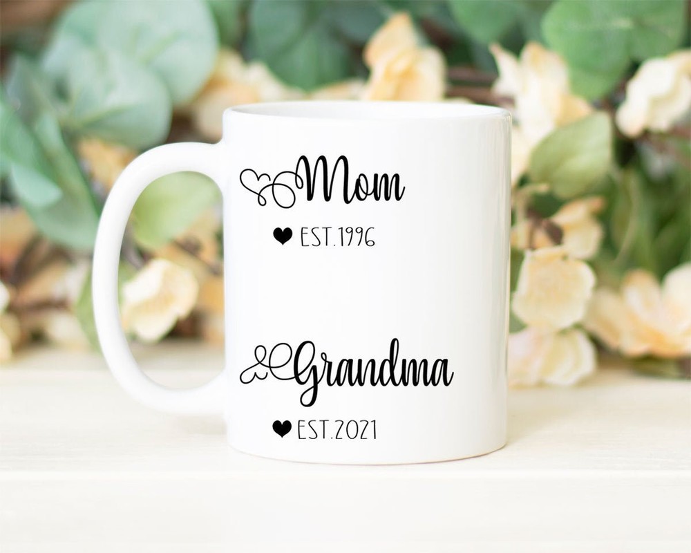 Mom Grandma Fist Time Grandma Gift New Grandma Gift Future Grandma Mug First