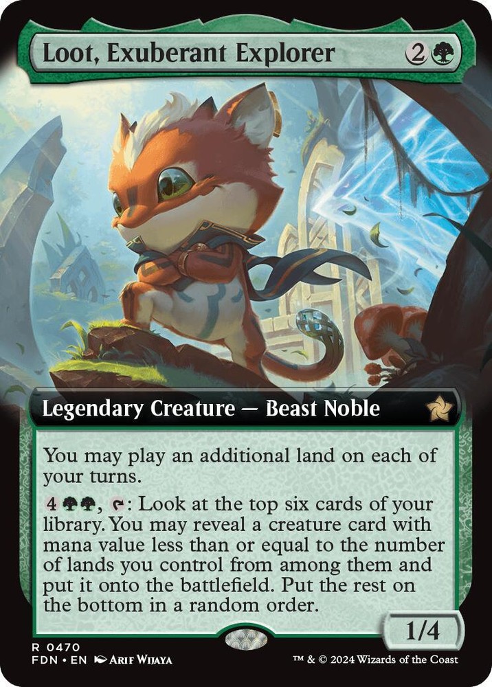 Loot, Exuberant Explorer (Extended Art) Foundations Regular