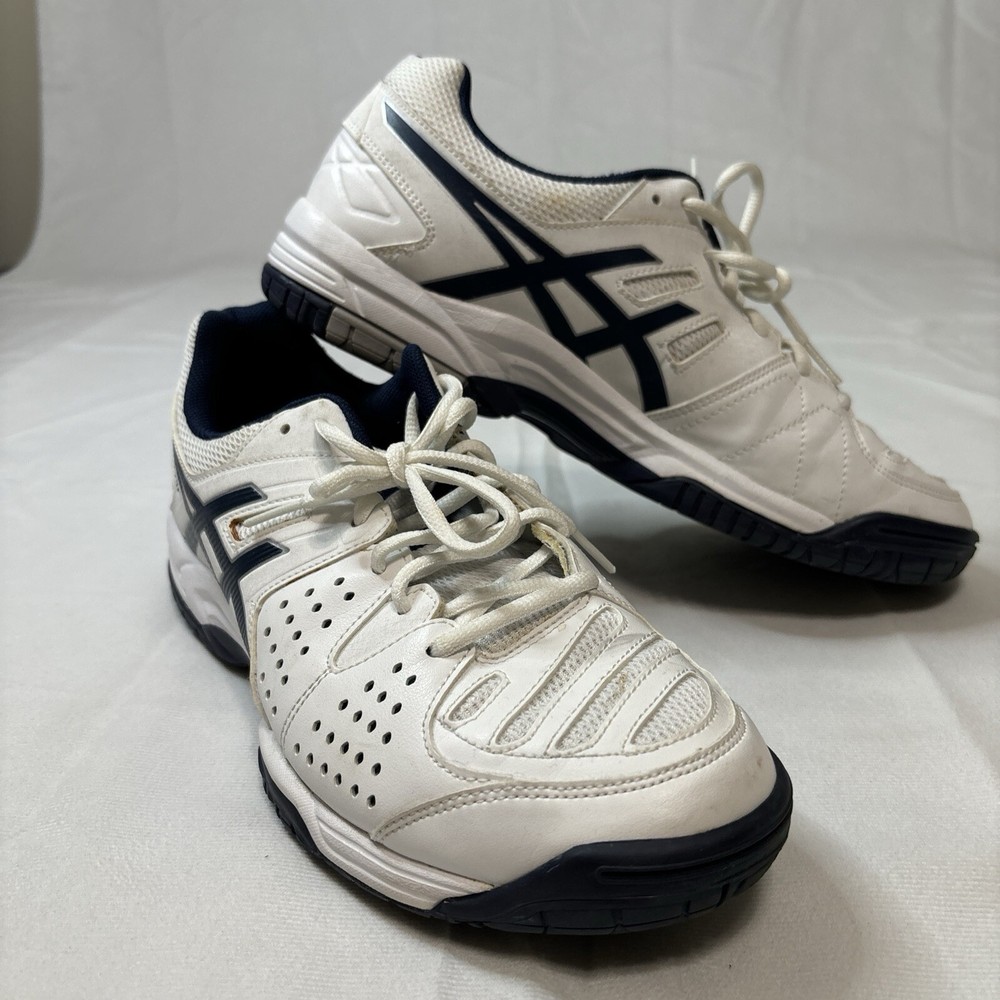 Asics Gel Dedicate 4 Mens Size 10.5 White Running Shoes Sneakers E507Y