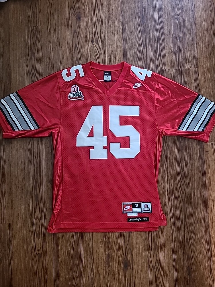 Archie Griffin #45 Ohio State Nike Jersey Sz-S(mens) O Legends Rare +2 Length